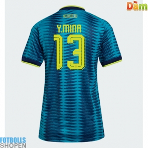 Billiga Colombia Yerry Mina #13 Bortatröja Dam VM 2026 Kortärmad